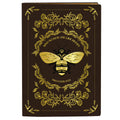Kerusso Womens Faux Leather Journal - Bee: Brown