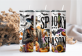 Spooky Season Cowboy Skull Tumbler