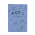 Kerusso Womens Faux Leather Journal - Blessed: Periwinkle