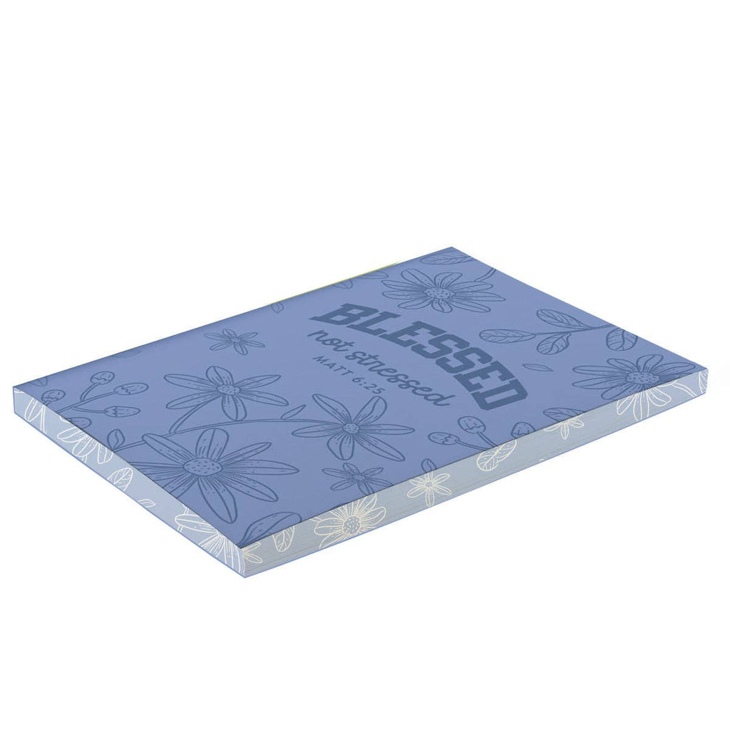 Kerusso Womens Faux Leather Journal - Blessed: Periwinkle
