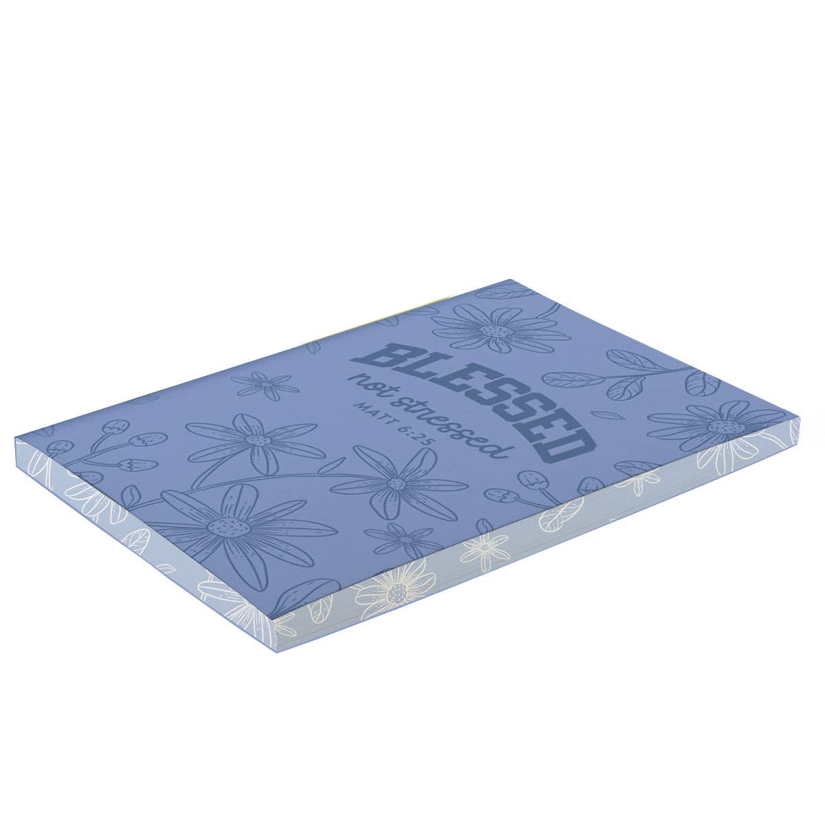 Kerusso Womens Faux Leather Journal - Blessed: Periwinkle