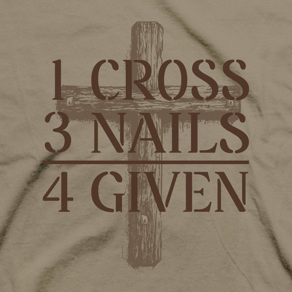 Kerusso Christian T-Shirt The Cross: Khaki / LG
