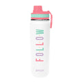 Kerusso 24 oz Stainless Steel Bottle Follow: White / 24 oz