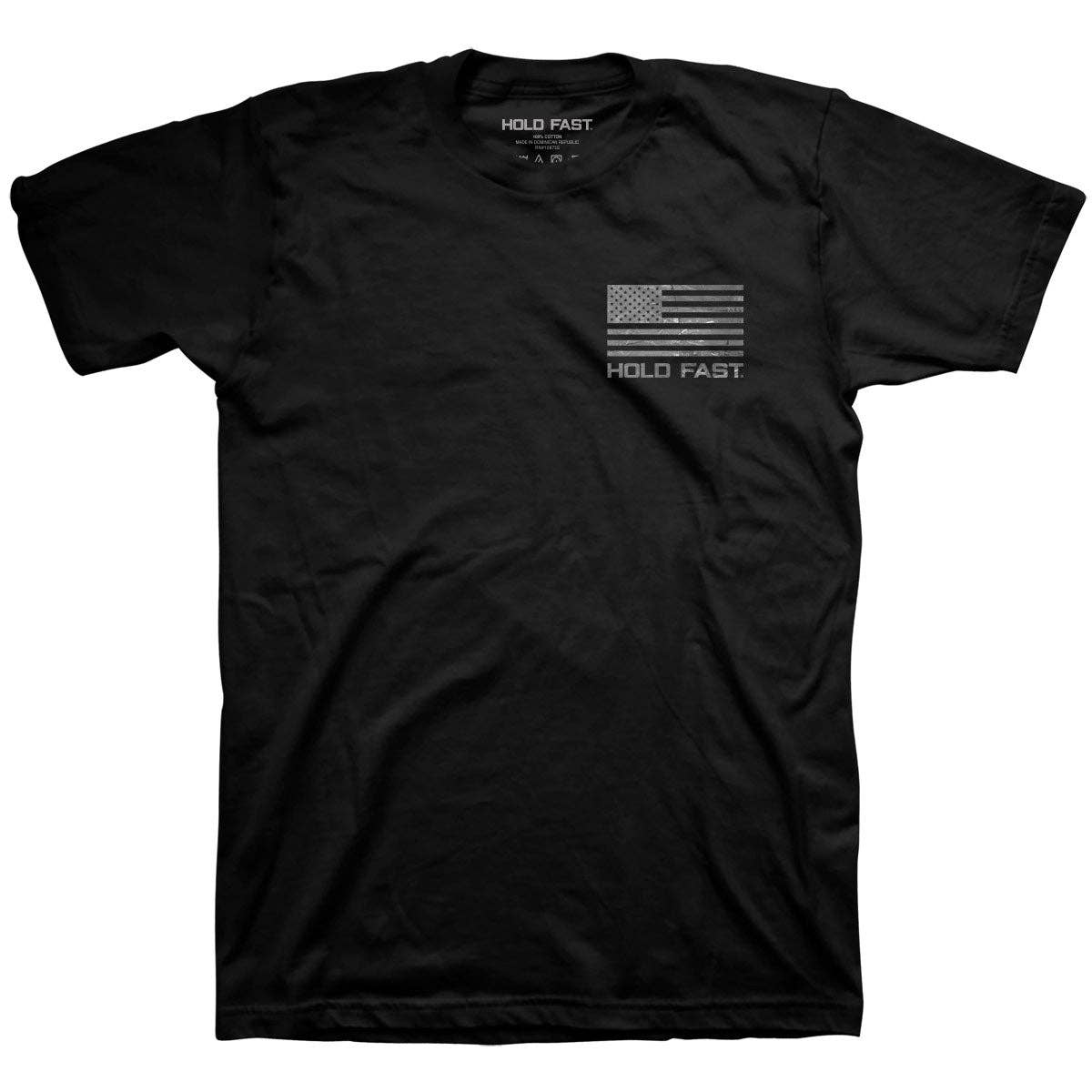 HOLD FAST Mens T-Shirt Mere Mortals: Black / LG