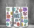 Bible Affirmations Tumbler